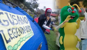 El estudiante de la UNMSM que acampó 8 días y se convirtió en el ‘Gusano Legendario’